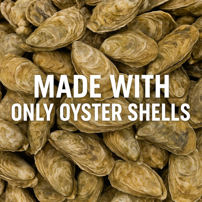 | Oyster Shell Flour 1lb – Finely Ground Calcium Material for Chickens, Ducks, Birds, Reptiles, Amphibians, and More – Crushed Oyster Shell Alternative | 굴껍질가루 (1lb) 1 Pound (Pack of 1)