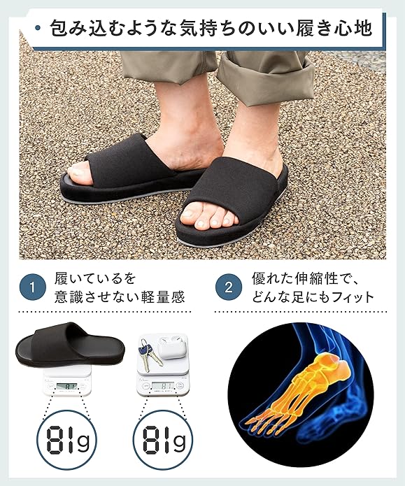 IkucheL Slippers, Room Shoes, Men's, Indoor, Antibacterial Treatment, Unisex, Lightweight, Stylish, Shock Absorption - NewNest Australia