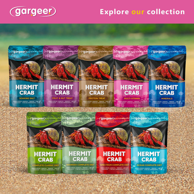 4oz Hermit Crab Multi-Vitamin Supplement. Premium Trace Minerals, Promote Growth, Exoskeleton Formation, Support Molting Process. Enjoy! 4 Ounce (Pack of 1) - PawsPlanet Australia