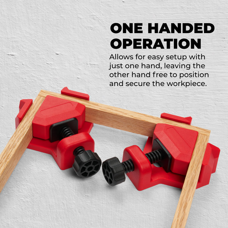 Quick Corner Clamps - Home Improvement Hand Tools - Adjustable Clamps for Woodworking & More - 4 Pack