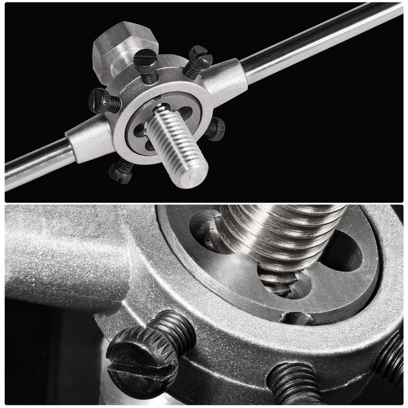 uxcell Die Stock Handle Wrench Holder for Metric M10-M11 / 20mm-30mm OD Round Die