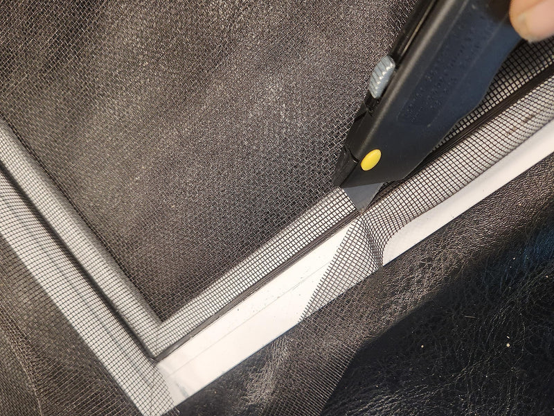 Screen Roller Tool Professional EZ Screen Spline Roller Tool with Knife Tool for Installing Screen Windows Door Patio