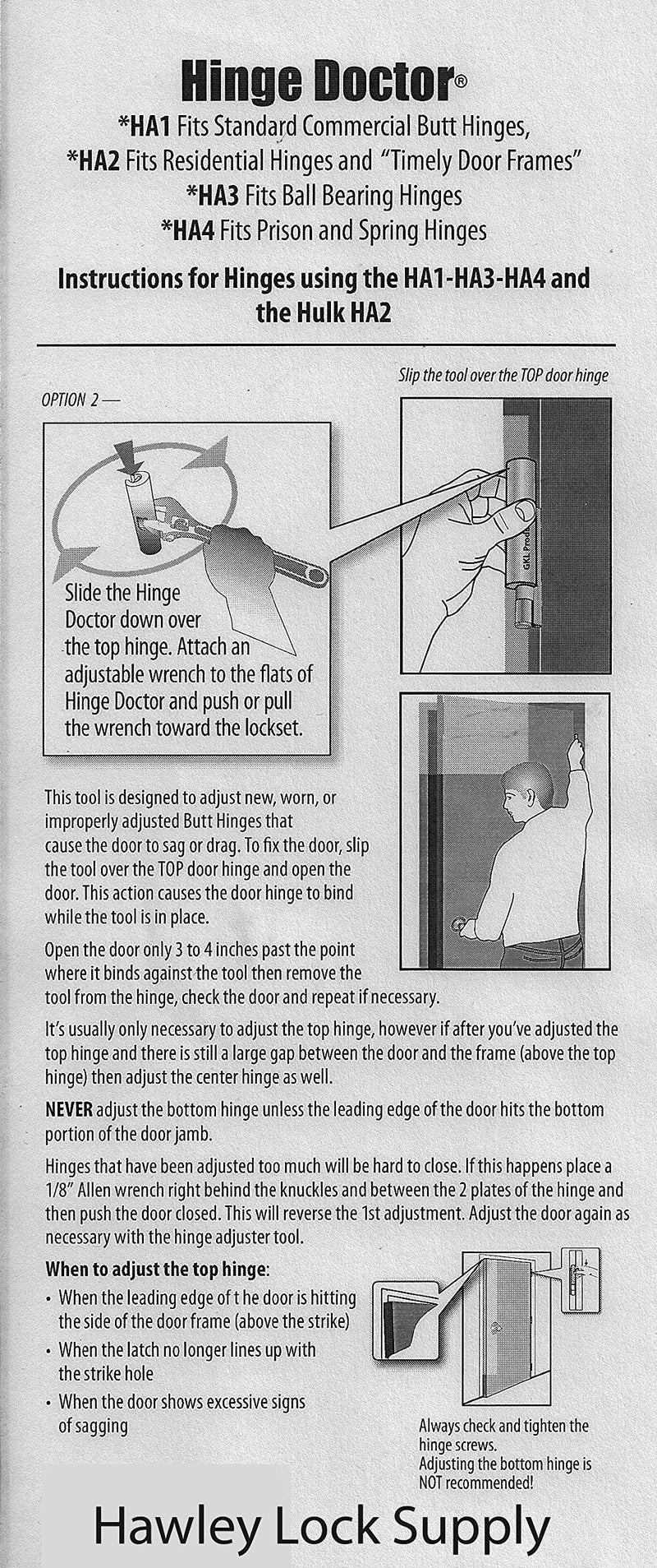HA2A-HA2b Residential Tools