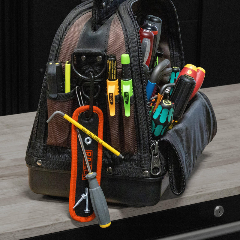 Railer MagMat Strap | Premium Magnetic Tool Pad with Carabiner. Durable Non-Slip Magnetic Tray Holds Up to 6.5lb | Efficient Tool Organizer for Workshop & Garage MagMat w/Carabiner