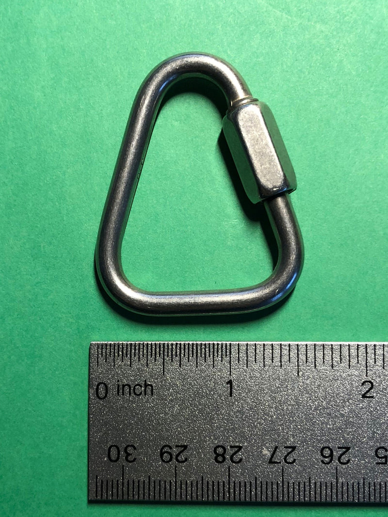 US Stainless 10 Pieces Stainless Steel 316 Delta Quick Link 3/16" (5mm) Marine Grade Triangle