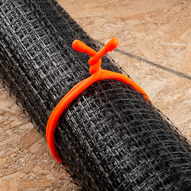 Nite Ize, Inc. GT32-31-2R3 Nite Ize Original Gear, Reusable Rubber, 32 Inch, 2-Pack, Bright Orange, Made in the USA Twist Tie, 32"-2 Pack