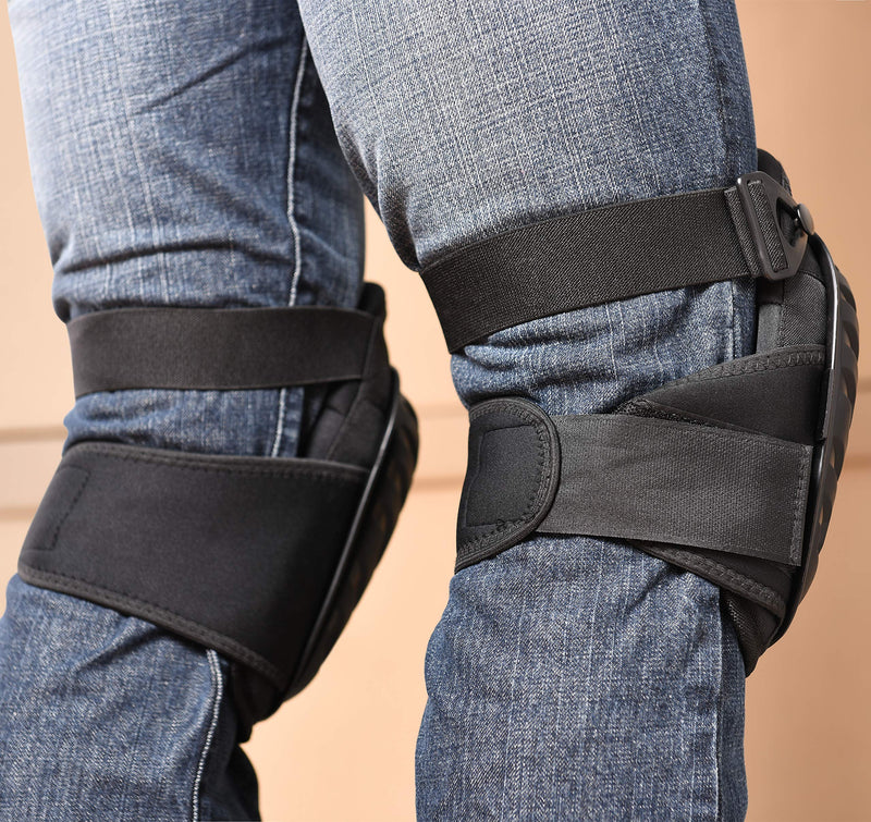 BALENNZ Professional Knee Pads for Work - Heavy Duty Foam Padding Gel Construction Knee Pads with Strong Double Straps – Comfortable Knee Protection for Indoor and Outdoor Use (Knee High) Knee High