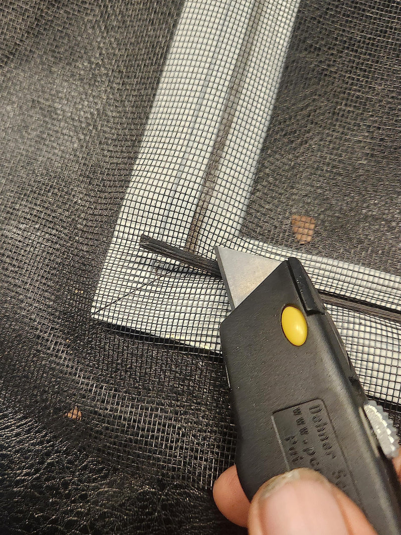 Screen Roller Tool Professional EZ Screen Spline Roller Tool with Knife Tool for Installing Screen Windows Door Patio