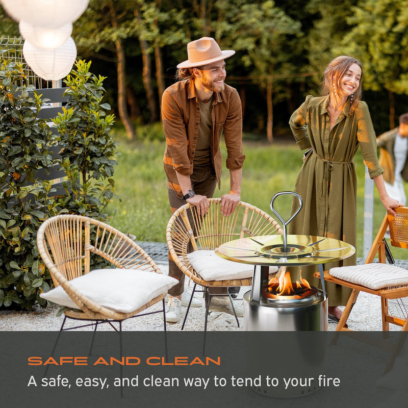 Solo Stove Fire Pit Heat Deflector Handle, Rust-Proof Stainless Steel