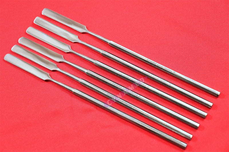 6 Premium German Dental Cement Spatulas Single Ended Lab Wax Modeling Cement Mixer Spatula Round Handle Cynamed