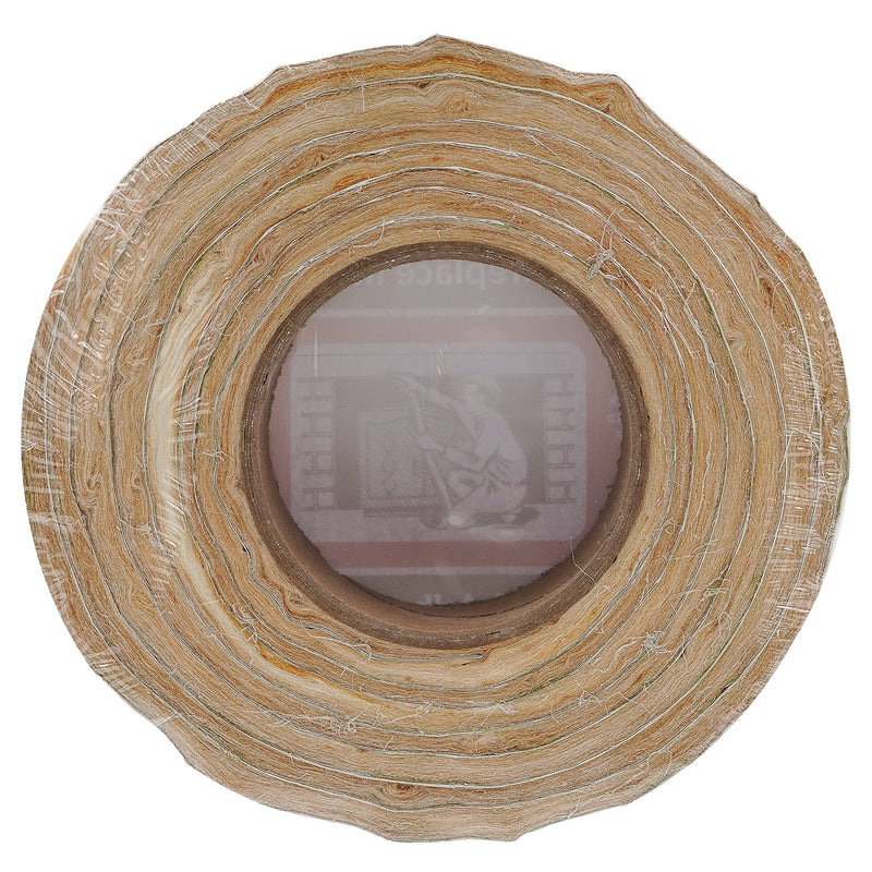 Rutland Fireplace Insert Insulation Fiberglass Strip, Self-Adhesive 1-1/2" x 10' Roll, White-Yellow High Temperature Fiberglass Gasketing for Sealing Insert Flange & Masonry Walls 1-1/2" x 10'