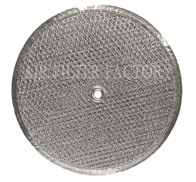 Air Filter Factory 9-1/2 Inches Round x 3/32 With Center Hole Range Hood 12-Layer Aluminum Grease Filter 2-Pack