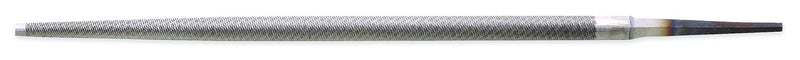 Nicholson Round Hand File Without Handle, Single Cut, American Pattern, Bastard Cut, 10" Length 10" No Handle