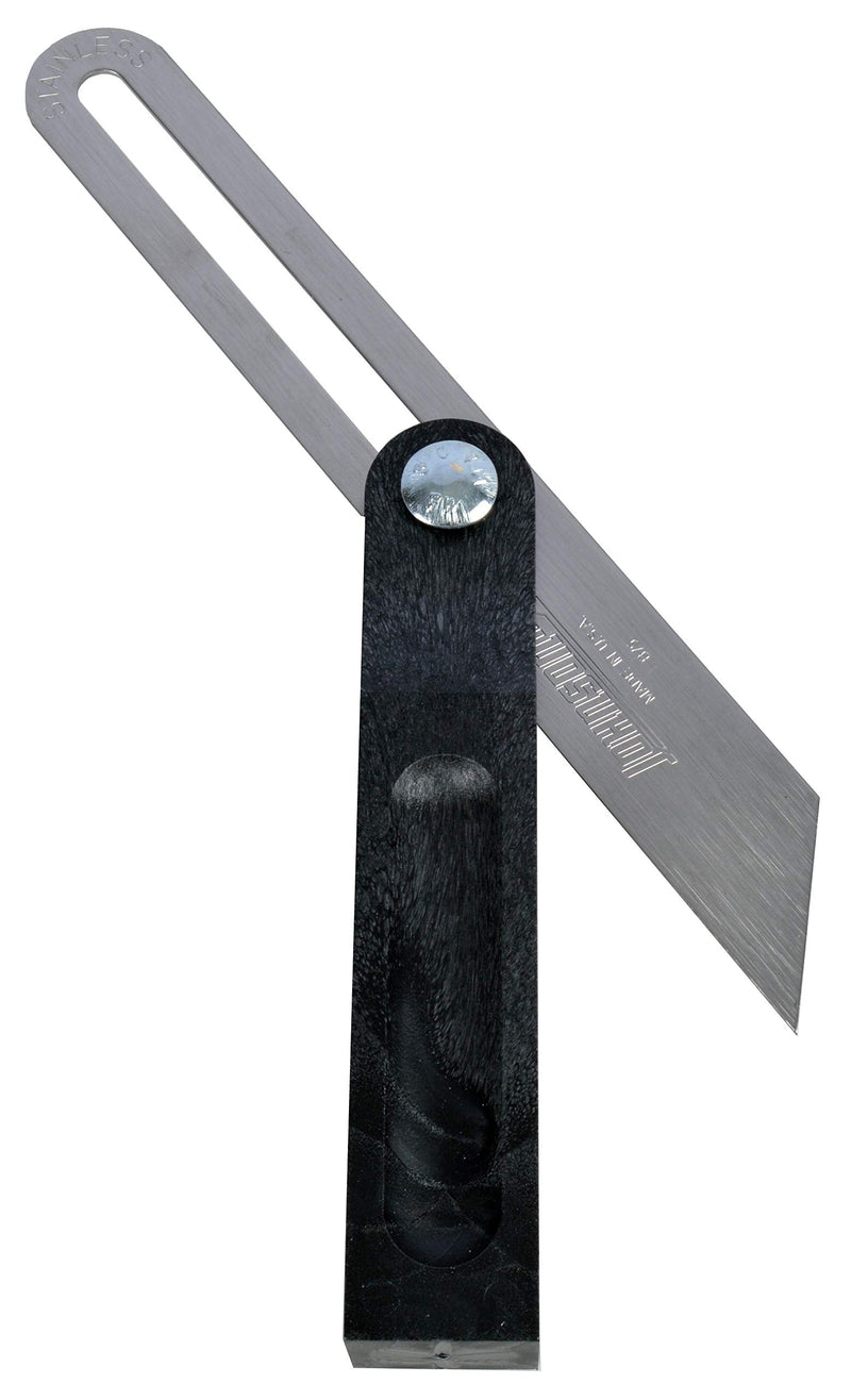 Johnson Level & Tool B75 T-Bevel – Structo-Cast Handle, 9", Silver, 1 T-Bevel