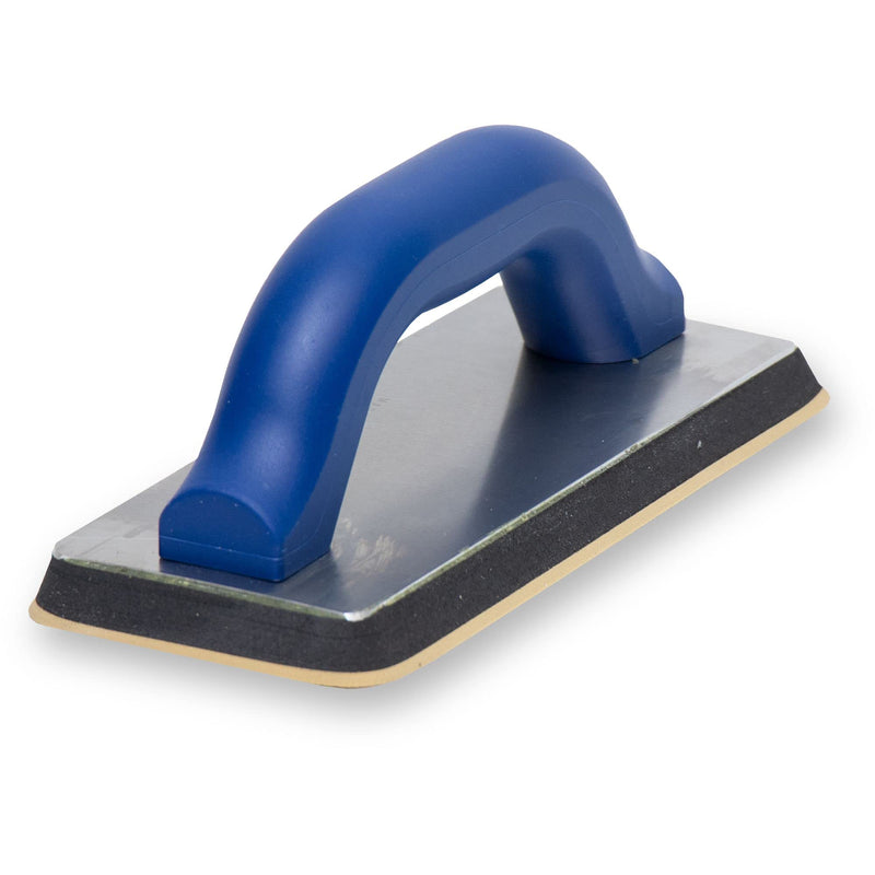 MARSHALLTOWN Tile Grouter’s Float, 9 x 4 inches, Plastic Handle, Pure Gum Rubber, Made in the USA, 43 9 X 4 Inch Pad, Plastic Handle