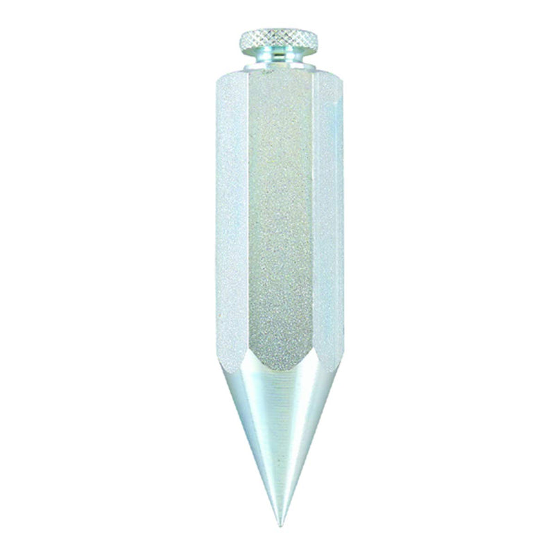 Johnson Level & Tool 08 Steel Hexagonal Plumb Bob, 8 oz., Steel Finish, 1 Pack 1 Count (Pack of 1)