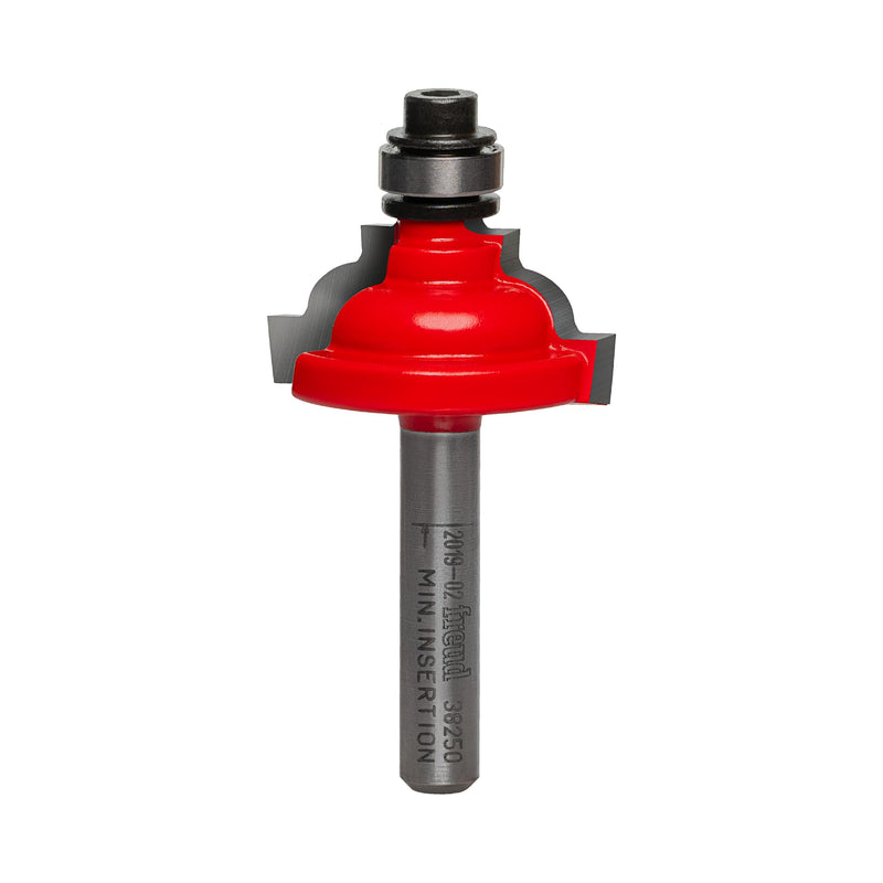 Freud 38-250: 3/16" Radius Classical Cove Bit with 1/4" Shank
