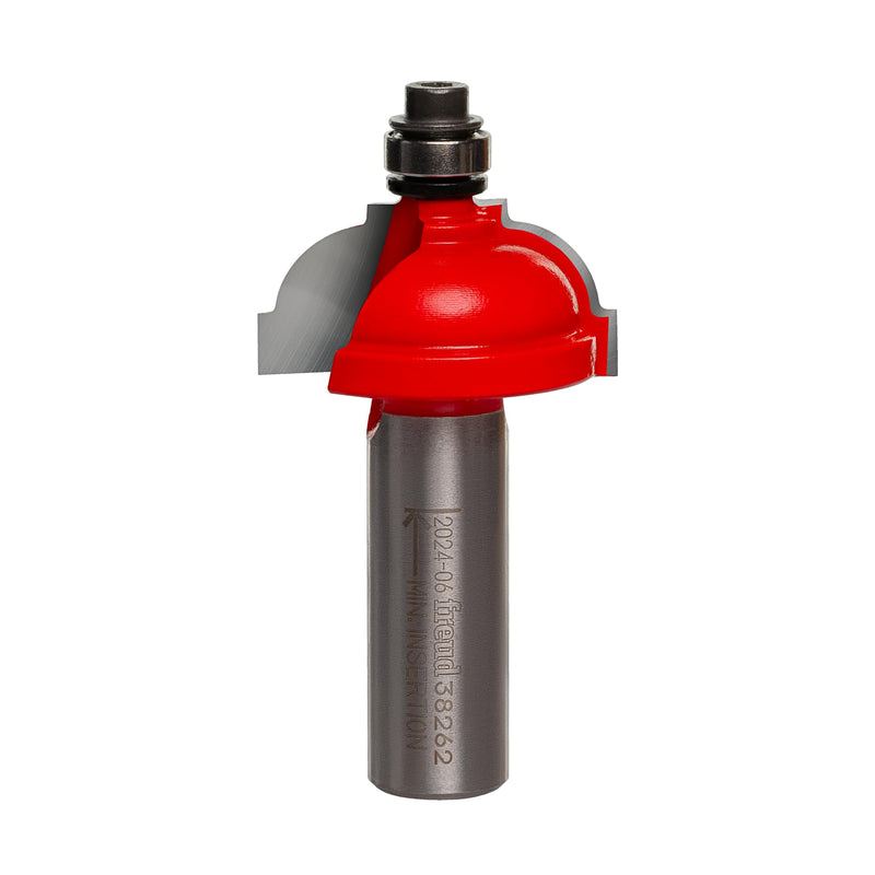 Freud 38-262: 5/16" Radius Classical Cove Bit with 1/2" Shank
