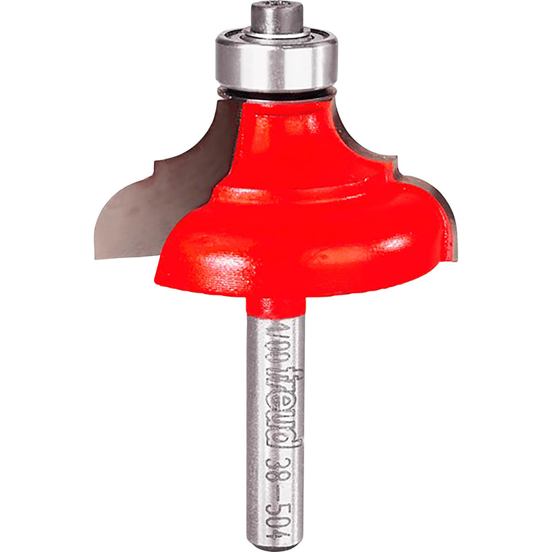 Freud 38-504: 1-1/2" (Dia.) Classical Bold Cove & Round Bit with 1/4" Shank