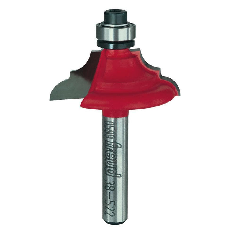 Freud 38-522: 1-1/4" (Dia.) Classical Bold Cove & Bead Bit with 1/4" Shank