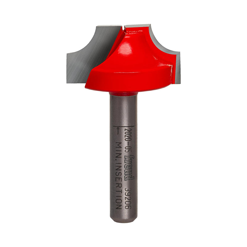 Freud 39-206: 1/4" Radius Ovolo Bit with 1/4" shank, 1-3/4" overall length