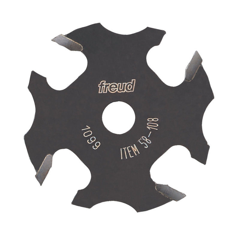 Freud 58-108: 9/16" depth x 1/8" Slot Four Wing Slotting Cutter