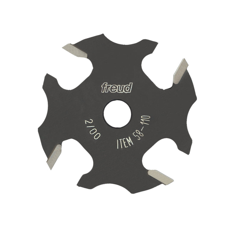 Freud 58-110: 9/16" depth x 3/16" Slot Four Wing Slotting Cutter