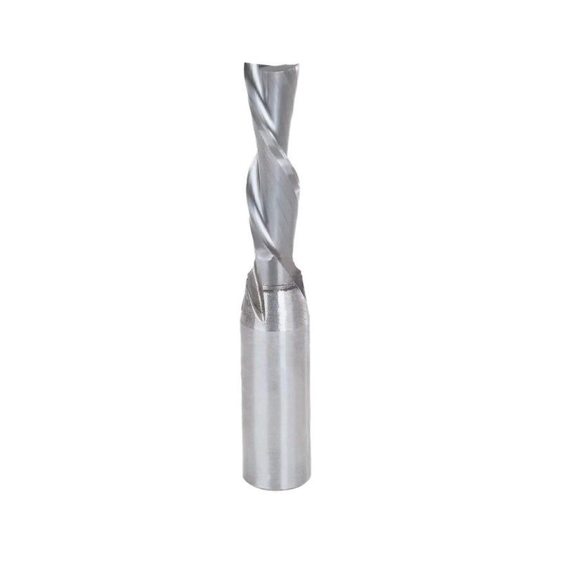 Freud 3/8" Down Spiral Router Bit with Tico Hi-Density Carbide for Maximum Performance - Ideal for Grooves & Through-Cuts, 3/8" Diameter, 1/2" Shank, 1-1/4" Carbide Height, 24,000 RPM - 76-106