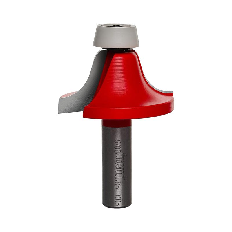 Freud 85-005: 1/2" Radius Ogee Bowl Bit with 1/2" shank, 2-7/8" overall length