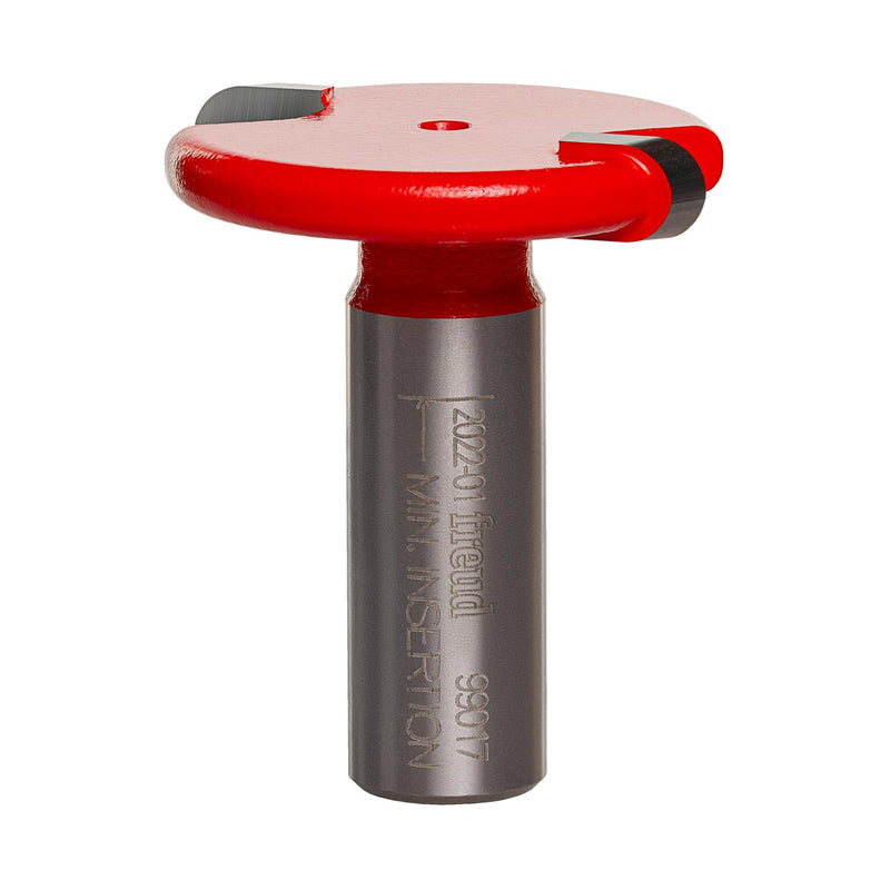 Freud 99-017: 1/8" Radius Canoe Joint Bit with 1/2" shank, 1-11/16" overall length