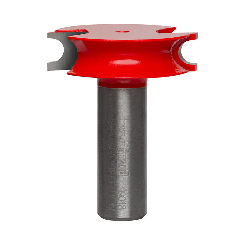 Freud 99-018: 1/8" Radius Canoe Joint Bit with 1/2" shank, 1-7/8" overall length