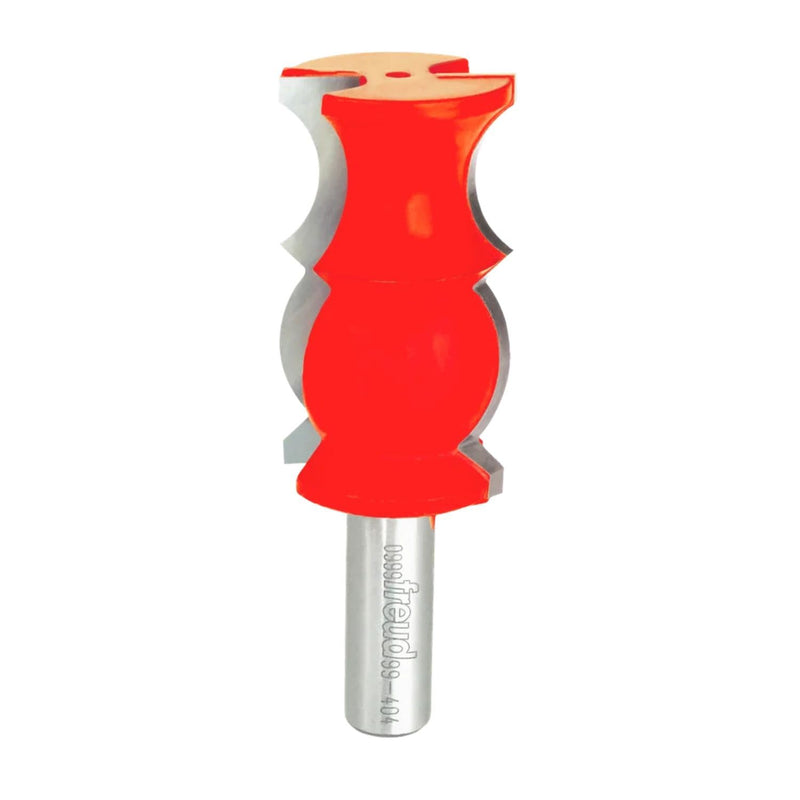 Freud Crown Molding Bit for Custom Crown Molding, 5 Profiles, for CNC or Table-Mounted Routers, for Hardwood & Softwood - 1-1/4" Diameter, 1/2" Shank, 43/64" Large Radius - 99-404