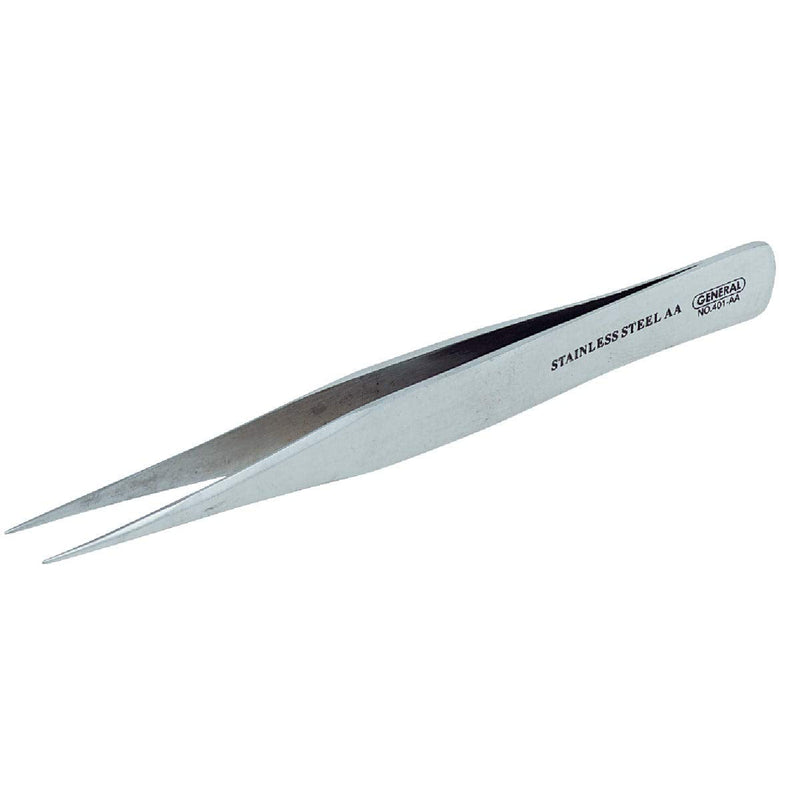 General Tools 401AA Boley Pattern Precision Tweezers, 5" 5"