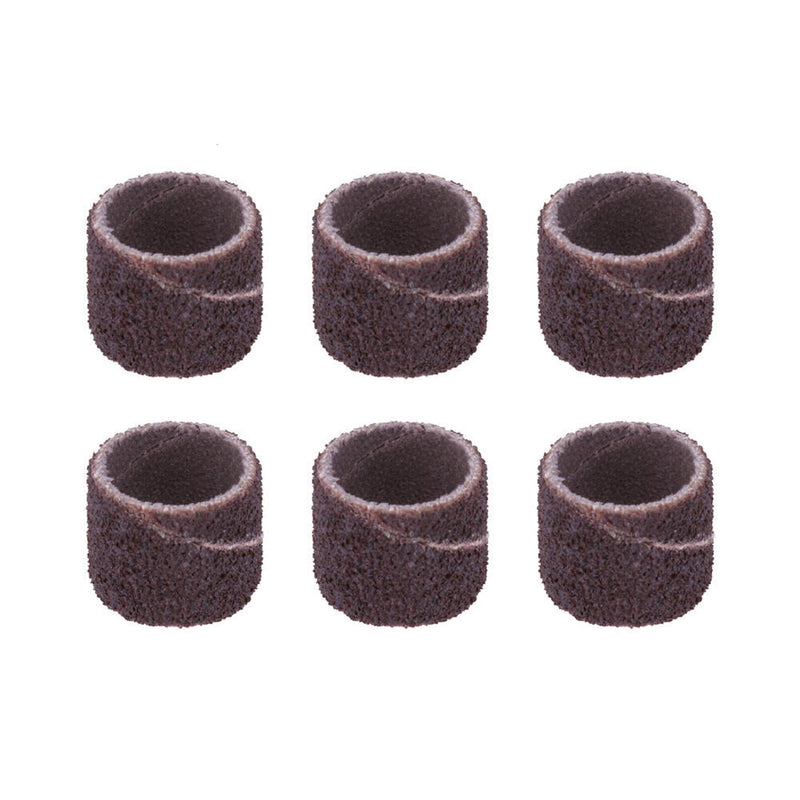 Dremel 408 1/2-Inch Sander Bands, Coarse, 6 Pack, Rotary Tool Accessory 6-Piece 60 Grit 1/2"