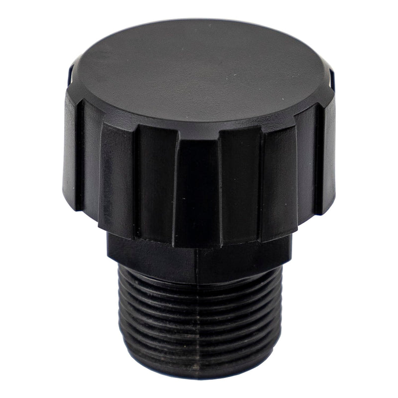 Buyers Products HBF12P DC Hydraulic Power Unit Poly Breather Cap, Free Flow Ventilator for Reservoir, Oil-Resistant, 3/4 NPT 3/4 NPT Poly