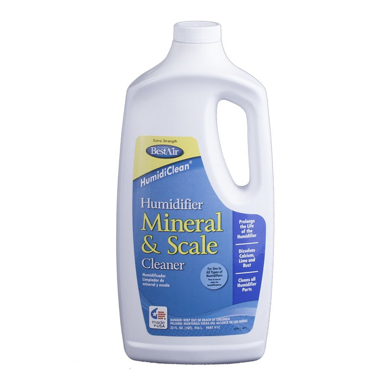 BestAir 1C HumidiClean Extra Strength Humidifier Cleaner, 32 fl oz, Single Pack 32 Fl Oz (Pack of 1)