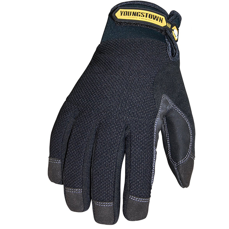 Youngstown Glove Company 03-3450-80-L Waterproof Winter Plus Performance Glove, Large, Black