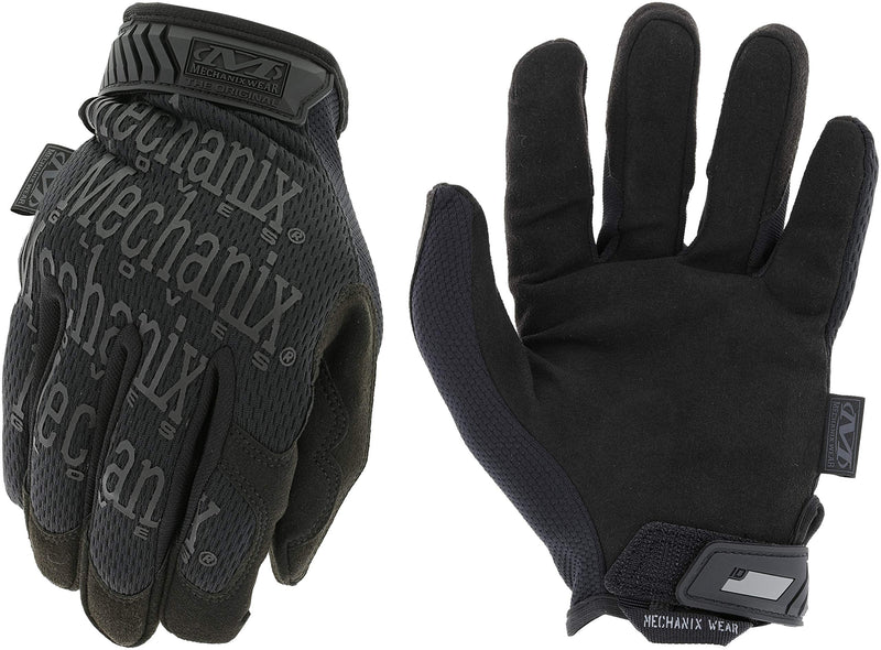 Mechanix Wear: The Original Covert Tactical Work Gloves with Secure Fit, Flexible Grip for Multi-Purpose Use, Durable Touchscreen Safety Gloves for Men (Black, Large) Black