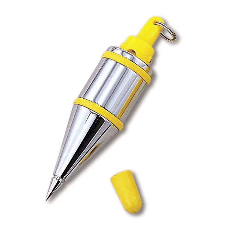 TAJIMA Plumb Bob - 21 oz (600g) Plumb-Rite with Quick-Stabilizing Cap & Embedded Bumpers - PQB-600 21-Ounce
