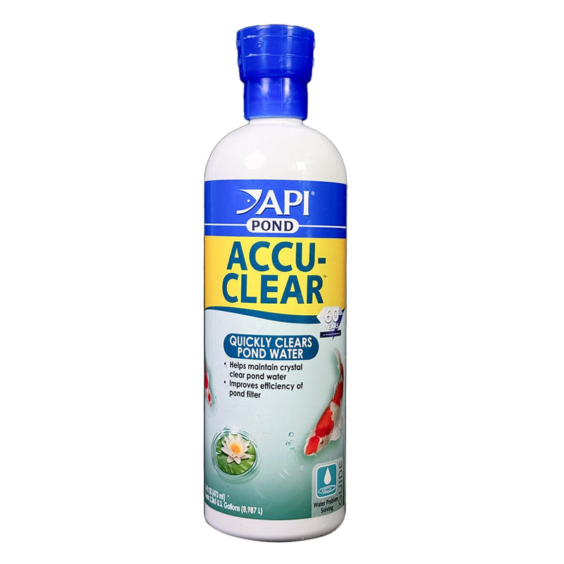 API POND ACCU-CLEAR Pond Water Clarifier 16-Ounce Bottle Pond Treatment 16 oz