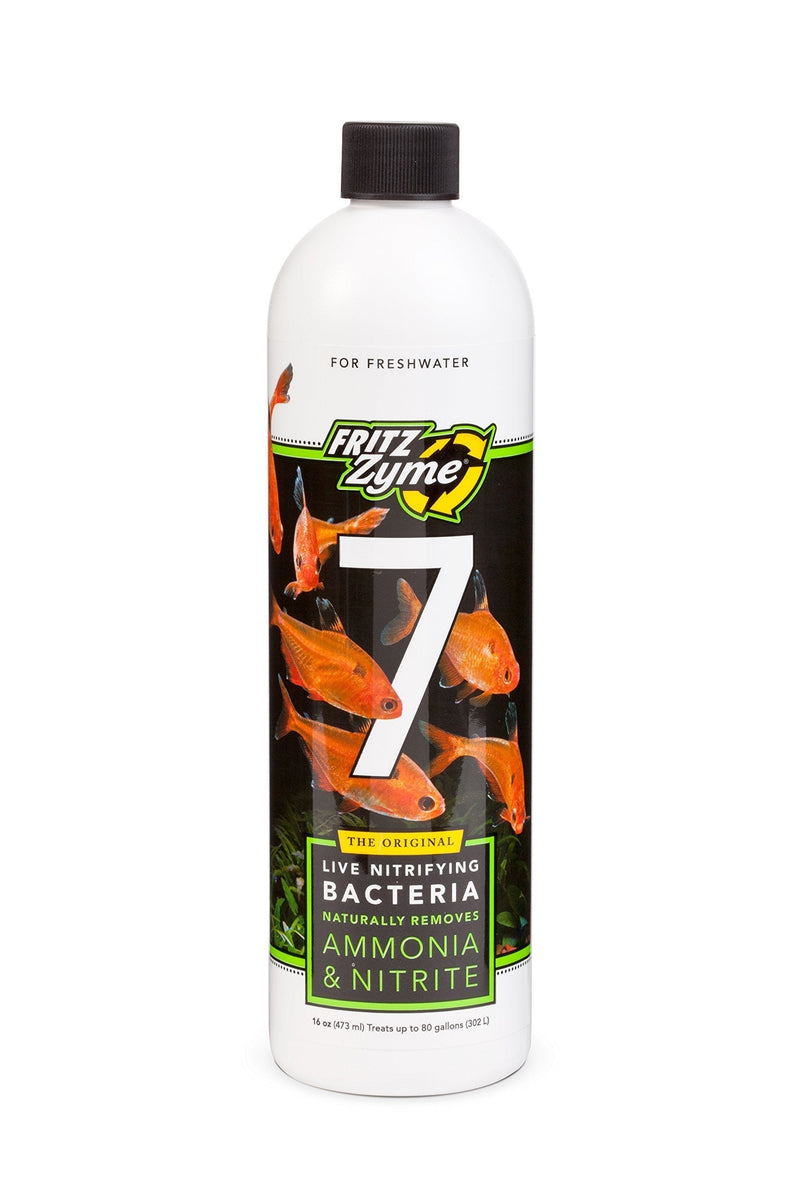 Fritz Aquatics FritzZyme 7 Nitrifying Bacteria for Fresh Water Aquariums 16 oz - PawsPlanet Australia