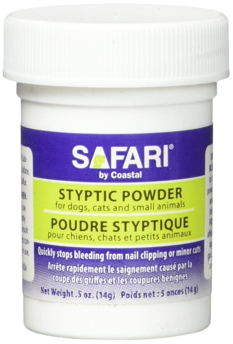 [Australia] - Safari by Coastal Styptic Powder to Quickly Stop Minor Bleeding From Nicks Or Scrapes On Dogs Or Cats 