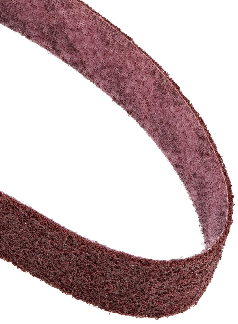Scotch-Brite Surface Conditioning Belt, 48" Length x 2" Width, Medium, Maroon (Pack of 1) 48" Length x 2" Width,