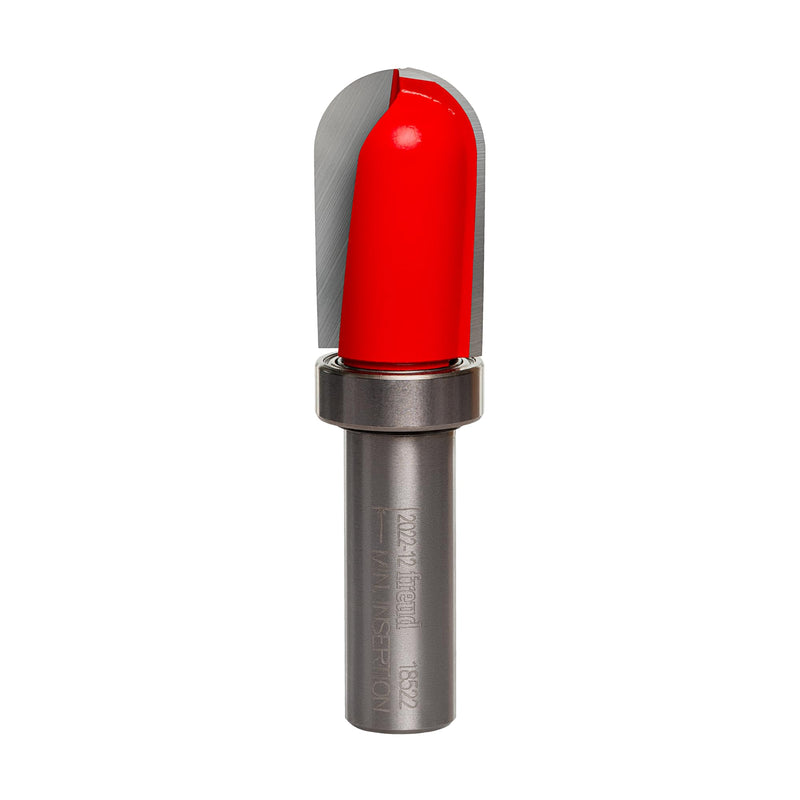 Freud 18-522: 3/8" Radius Round Nose Bit with 1/2" shank, 2-27/32" overall length