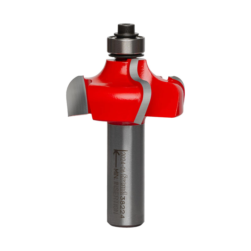 Freud 38-224: 1-1/2" (Dia.) Ogee Fillet Bit with 1/2" Shank