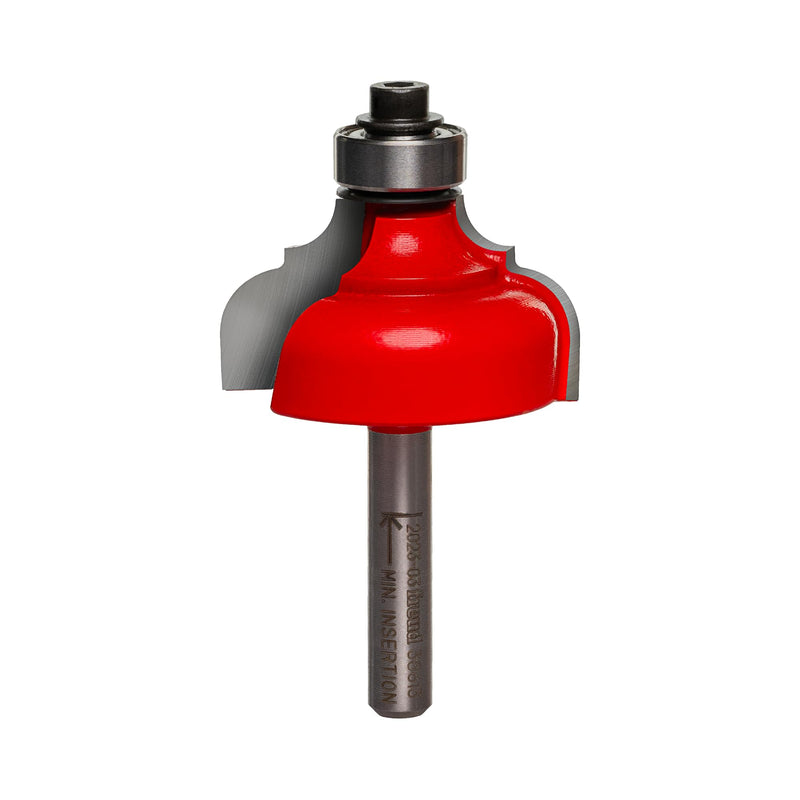 Freud 38-613: 1-3/8" (Dia.) Classical Cove & Round Bit with 1/4" Shank