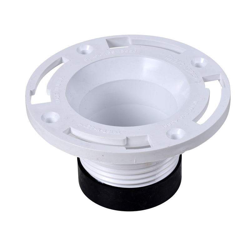 Oatey 4 in. PVC Twist-N-Set Closet Flange 4 in.