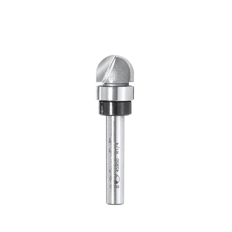 Amana Tool - 45950 Carbide Tipped Core Box 1/4 Radius x 1/2 Dia x 3/8 x 1/4" Shank wit