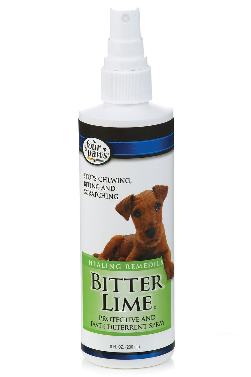 [Australia] - Four Paws Bitter Lime Cat and Dog Behavior Pump Spray, 8 Ounce Bottle 8 Ounces 