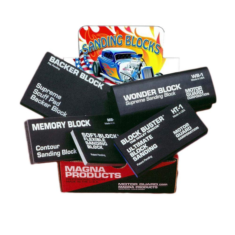Motor Guard - Sand Block Assortment 5 Piece (AP1), One Size 5 Block Pack